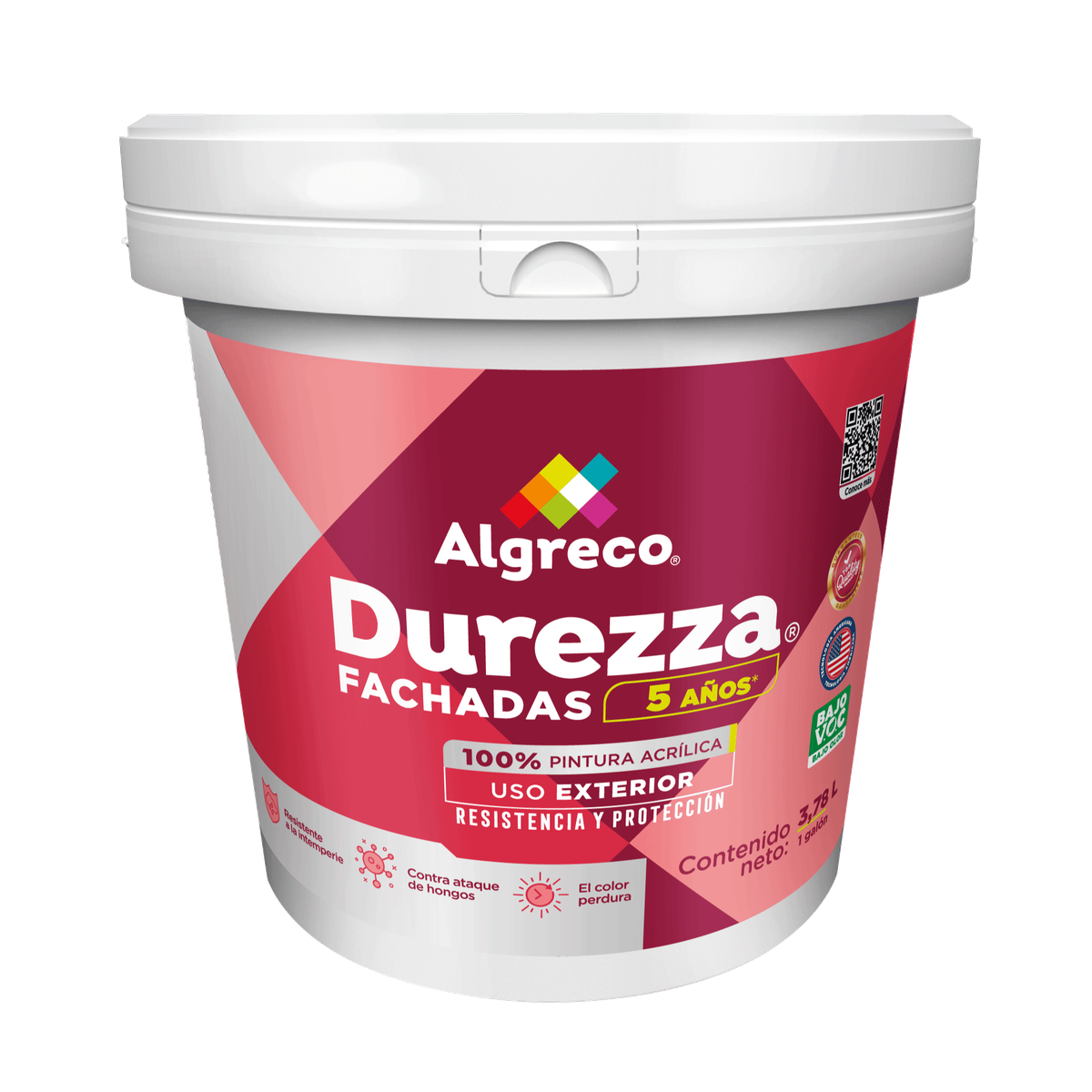 Pintura para fachadas Durezza