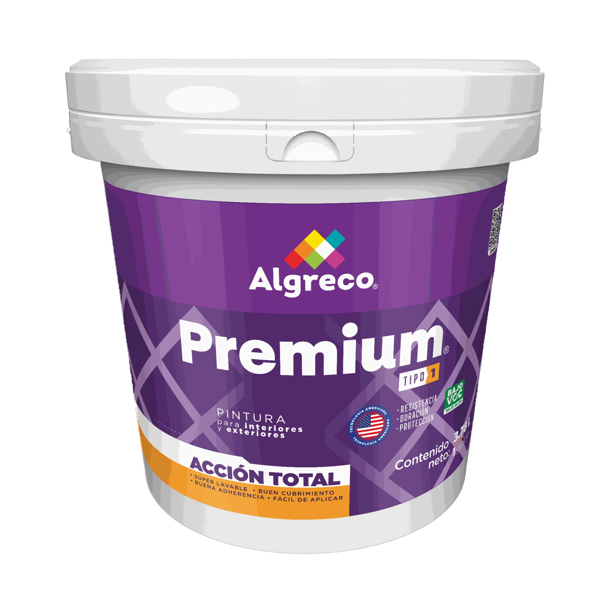 Pintura Vinílica Premium Súper Lavable