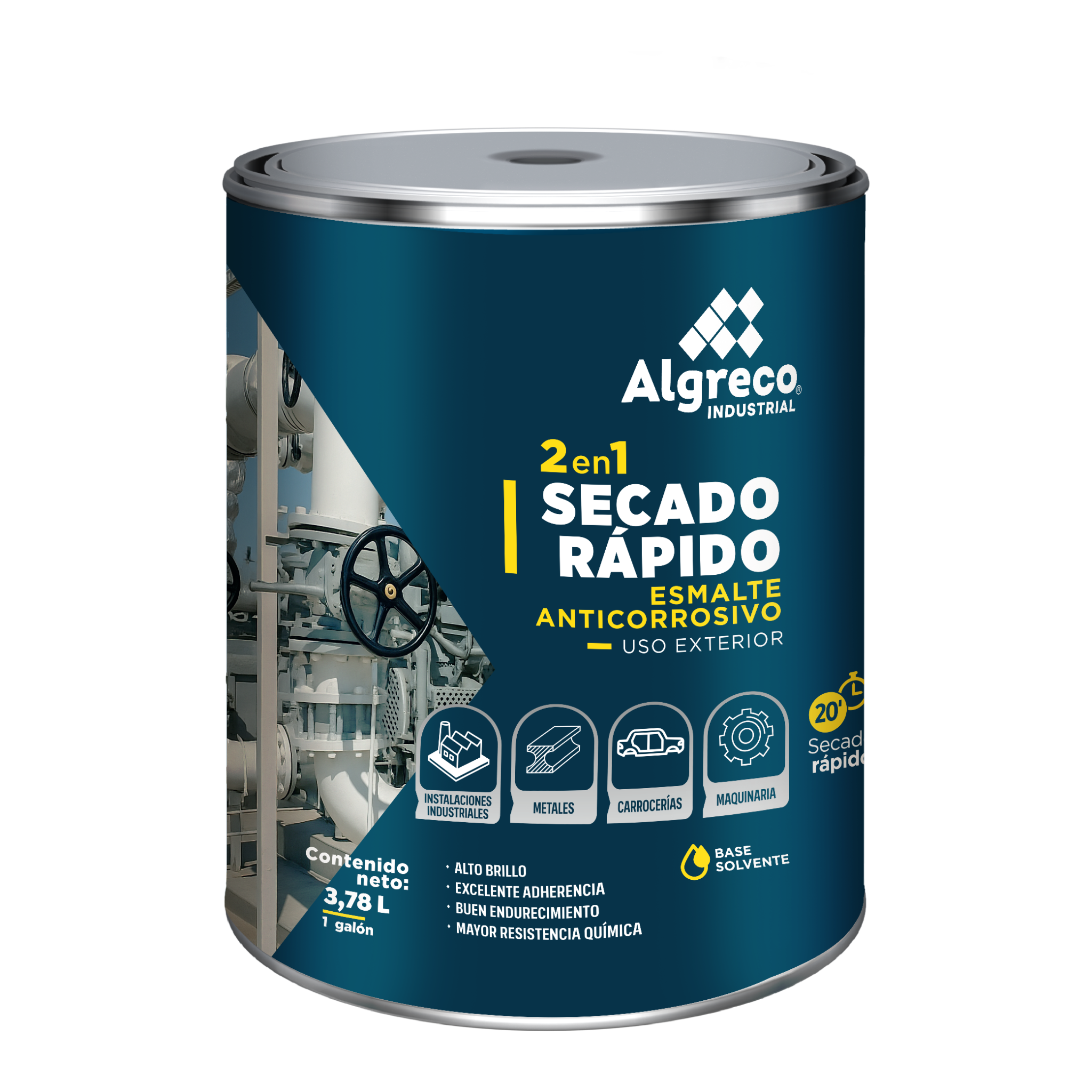 Esmalte Anticorrosivo Secado rápido 20 Min